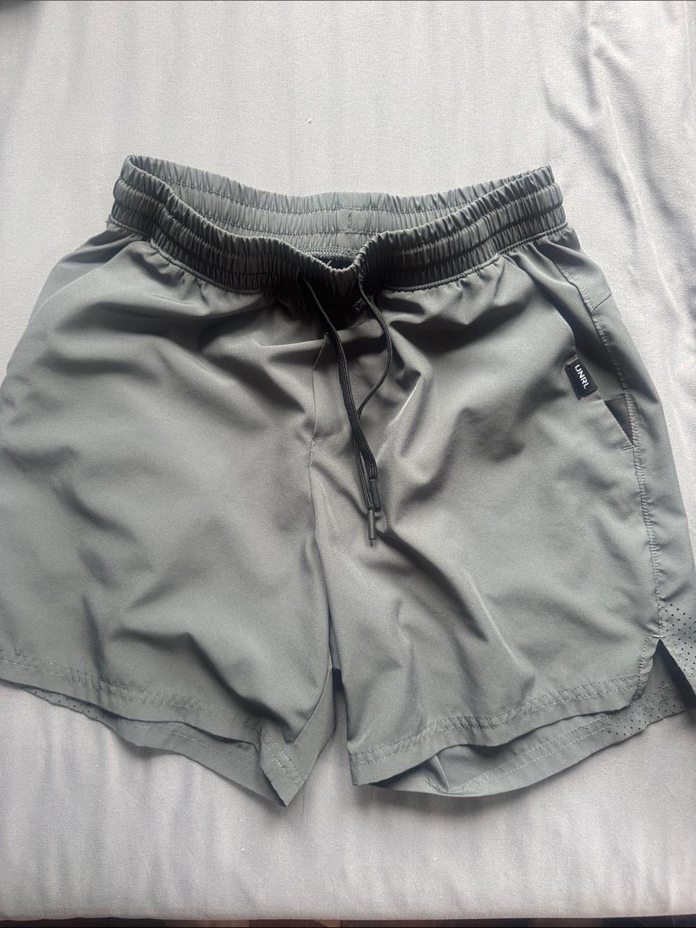 Men's Performance Athletic Shorts 5” — Gray